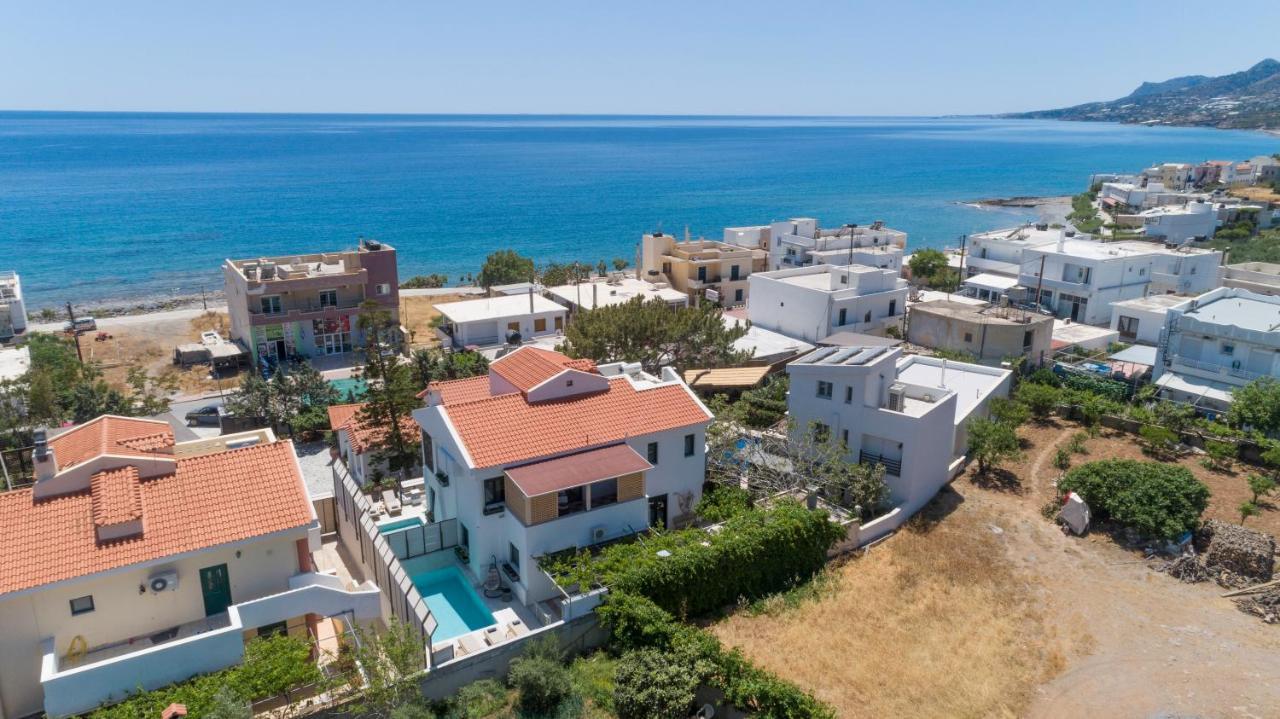 Paradisos Luxury Villas Next To Beach Koutsourás 外观 照片