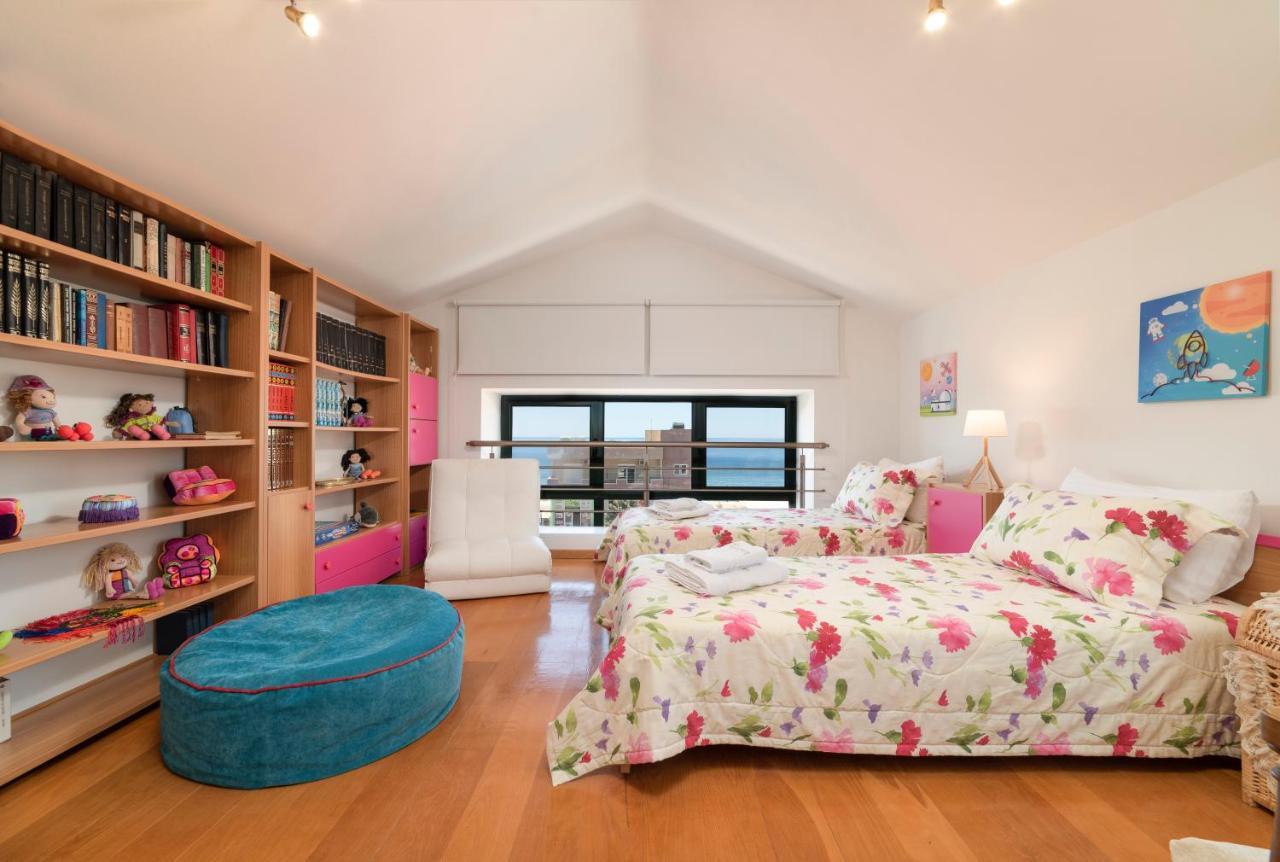 Paradisos Luxury Villas Next To Beach Koutsourás 外观 照片