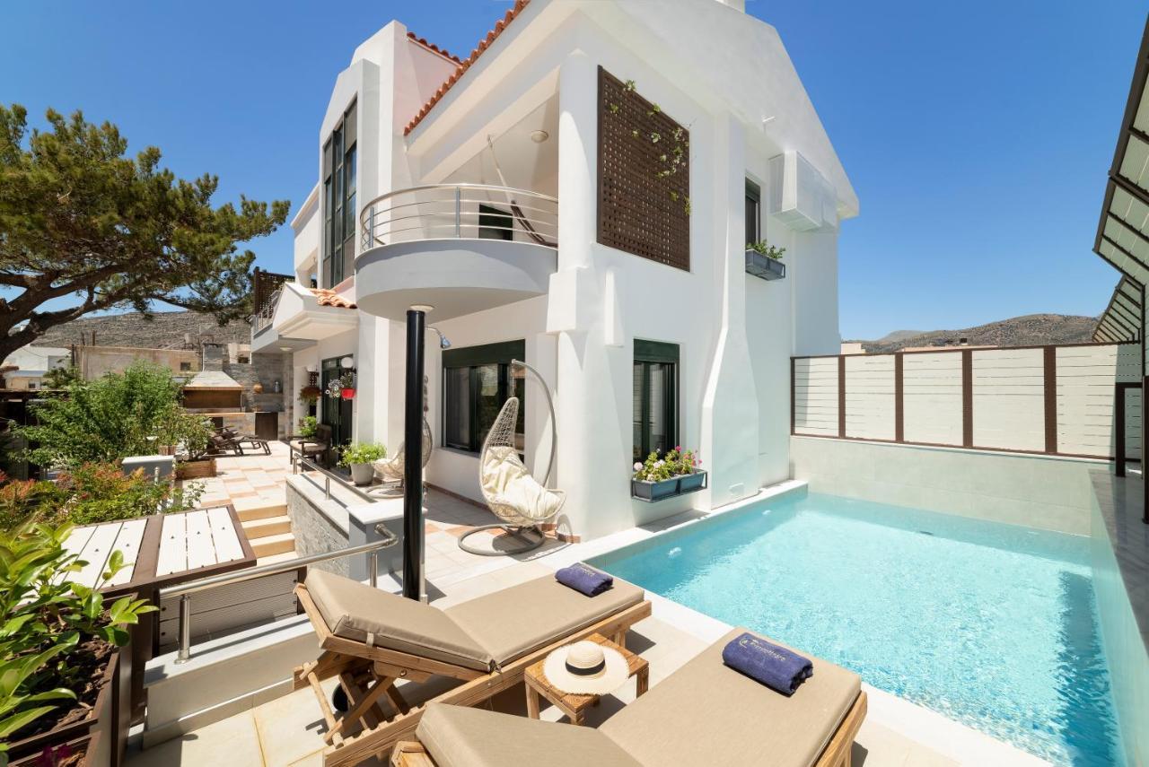 Paradisos Luxury Villas Next To Beach Koutsourás 外观 照片