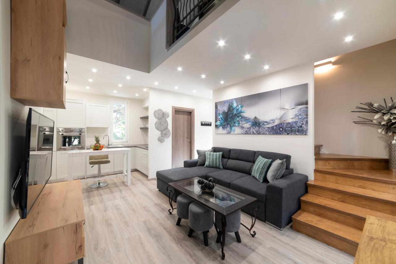 Paradisos Luxury Villas Next To Beach Koutsourás 外观 照片