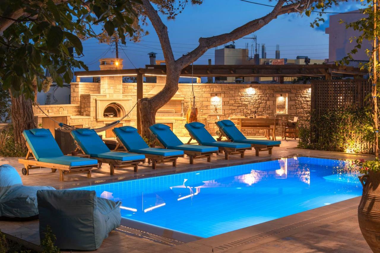 Paradisos Luxury Villas Next To Beach Koutsourás 外观 照片