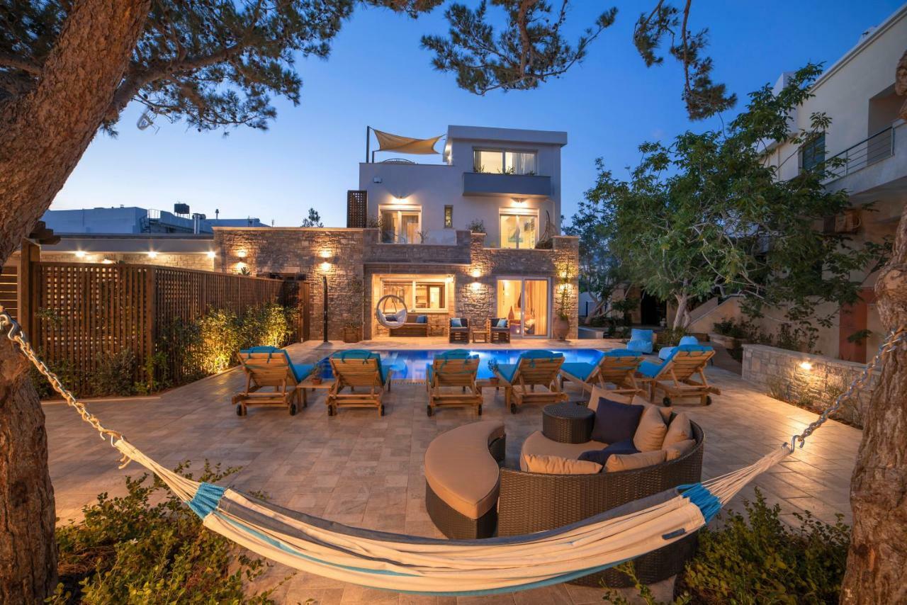 Paradisos Luxury Villas Next To Beach Koutsourás 外观 照片